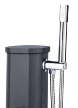 Preview: Poolstar Jolly GO Solardusche 20L Anthrazit / Aluminium